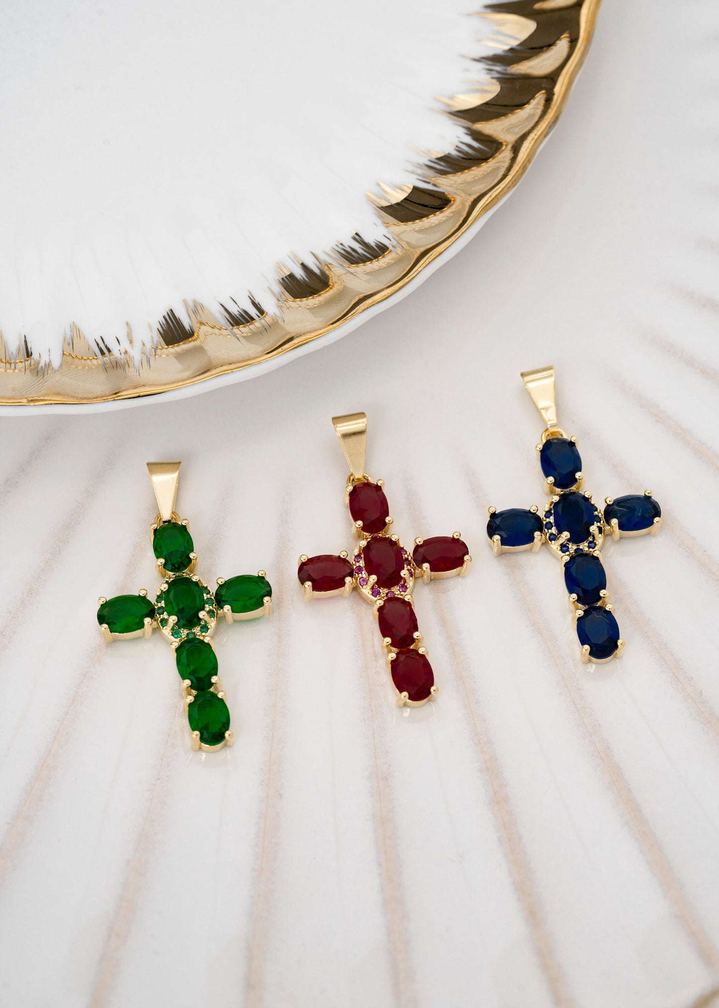 Cruz Swarovski Colores