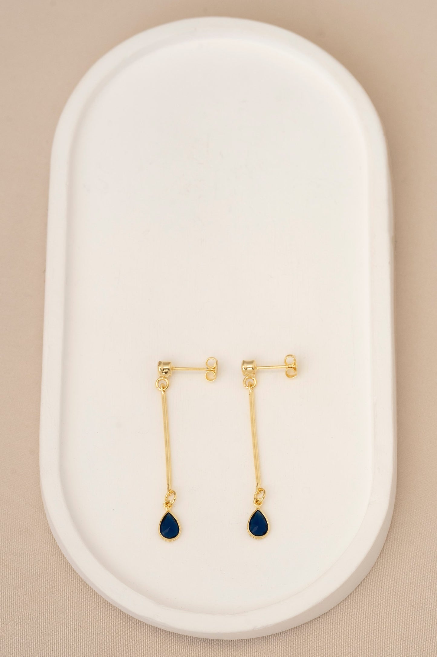 Pendientes Gota Blue