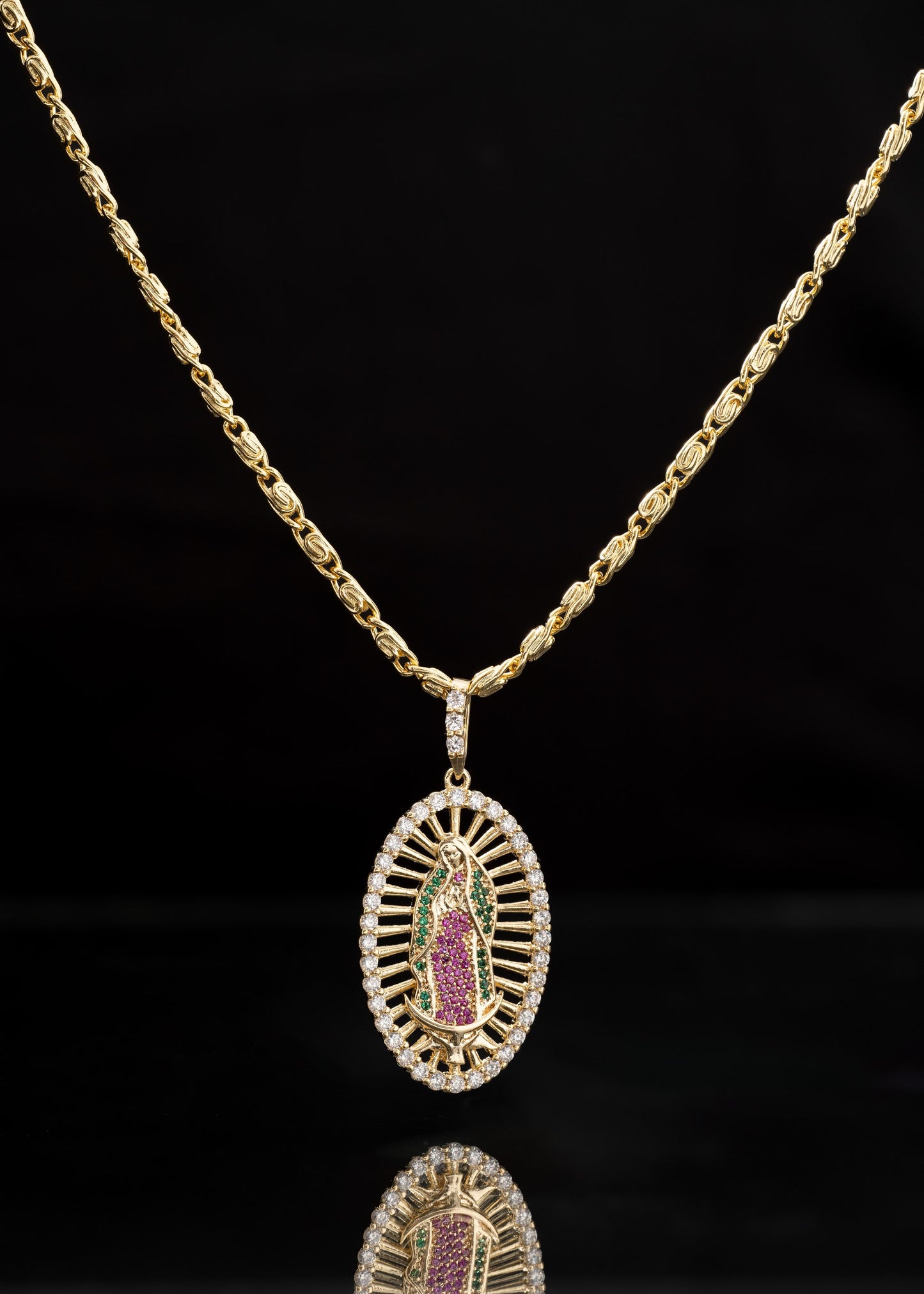 Cadena Caracol Gruesa 65cm